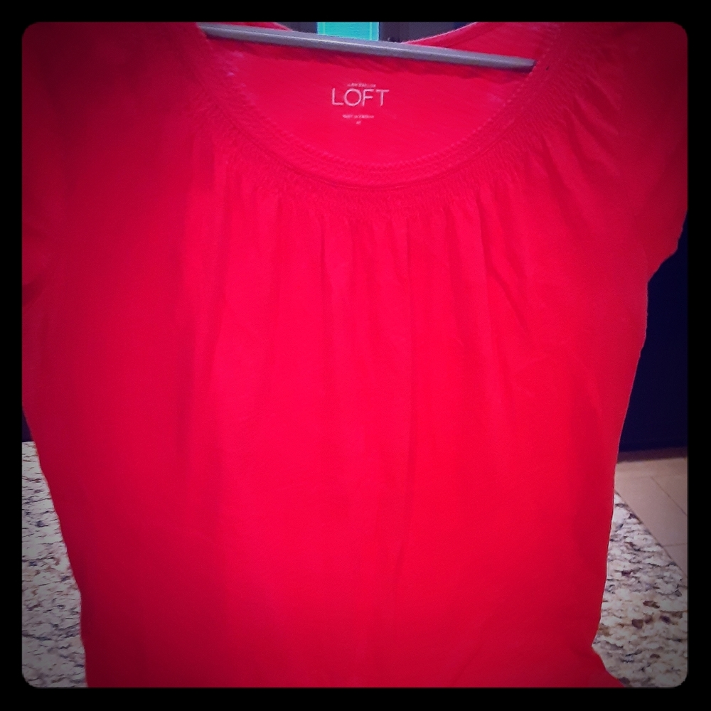 Red LOFT summery top
